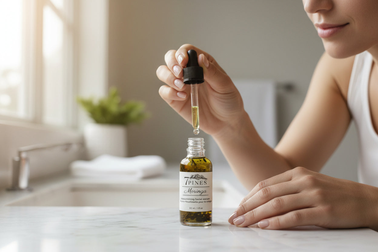 Nourishing Anti-Aging Facial Serum with Moringa