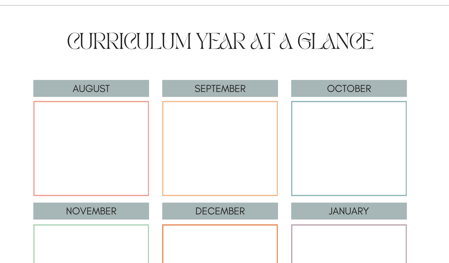 Digital Homeschool Planner